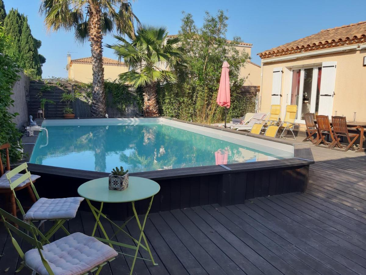 Chambres Calmes Dans Villa Perols Pret Parc Expo Arena 1Km Aeroport 3Km Gare Tgv 4Km Plages 5Km Carnon Palavas Esterno foto